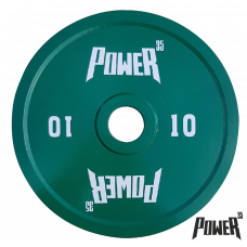 Диск 10 кг для штанги металлический / стальной Power35