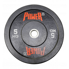 Диск бамперный для штанги 5 кг Power35