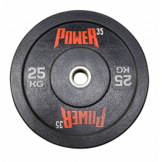 Диск бамперный для штанги 25 кг Power35