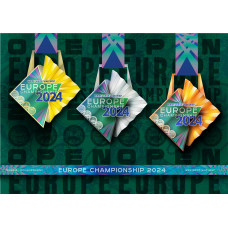 Медаль оригинальная: Чемпионат Европы WRPF 2024